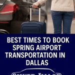 Luxury spring airport transportation in Dallas with Silver Image Transportation Extraordinaire
